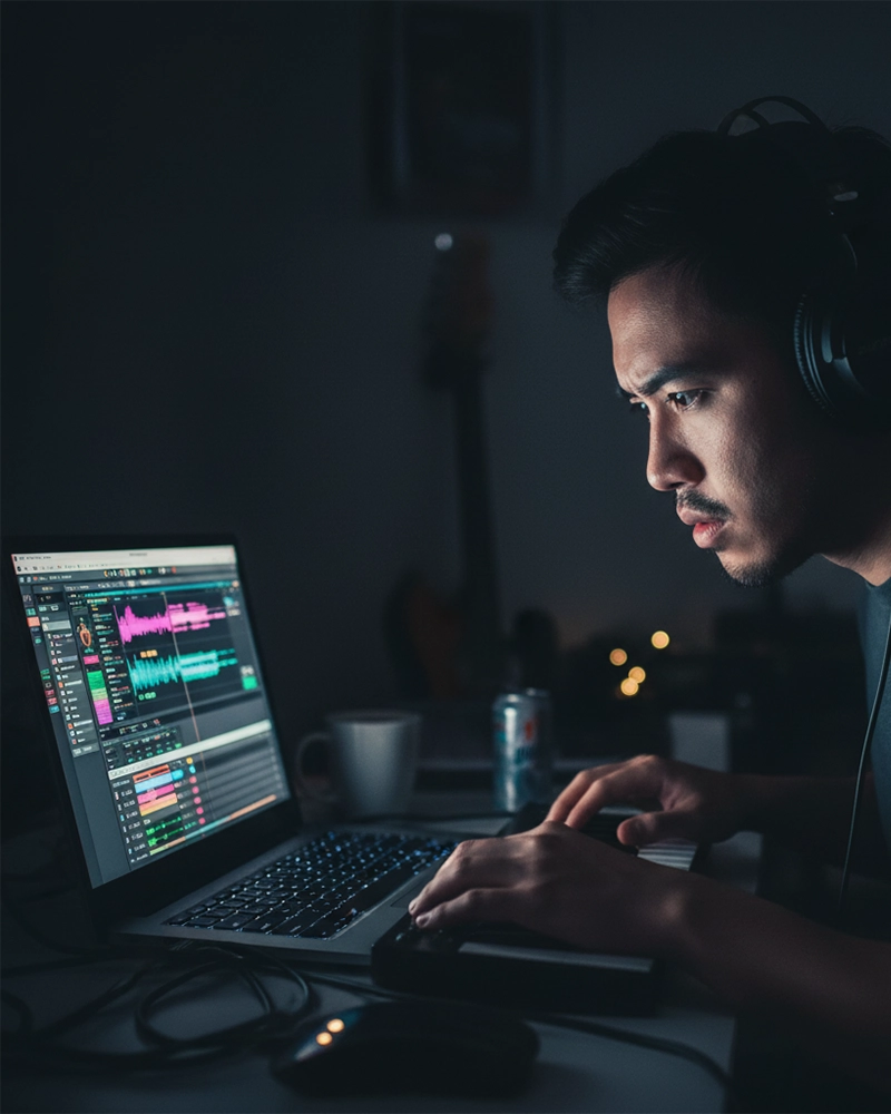 Music producer feeling stuck with his production in Mumbai